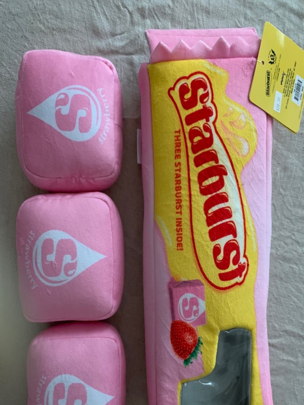 Starburst Packaging Fleece Plush NWT - Picture 9 of 12